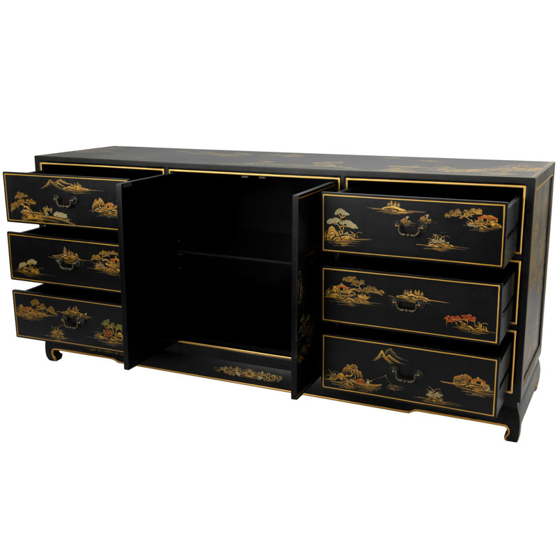 6 Drawer Combo Dresser