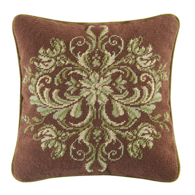 Colonial Williamsburg Windsor Needlepoint Throw Pillow