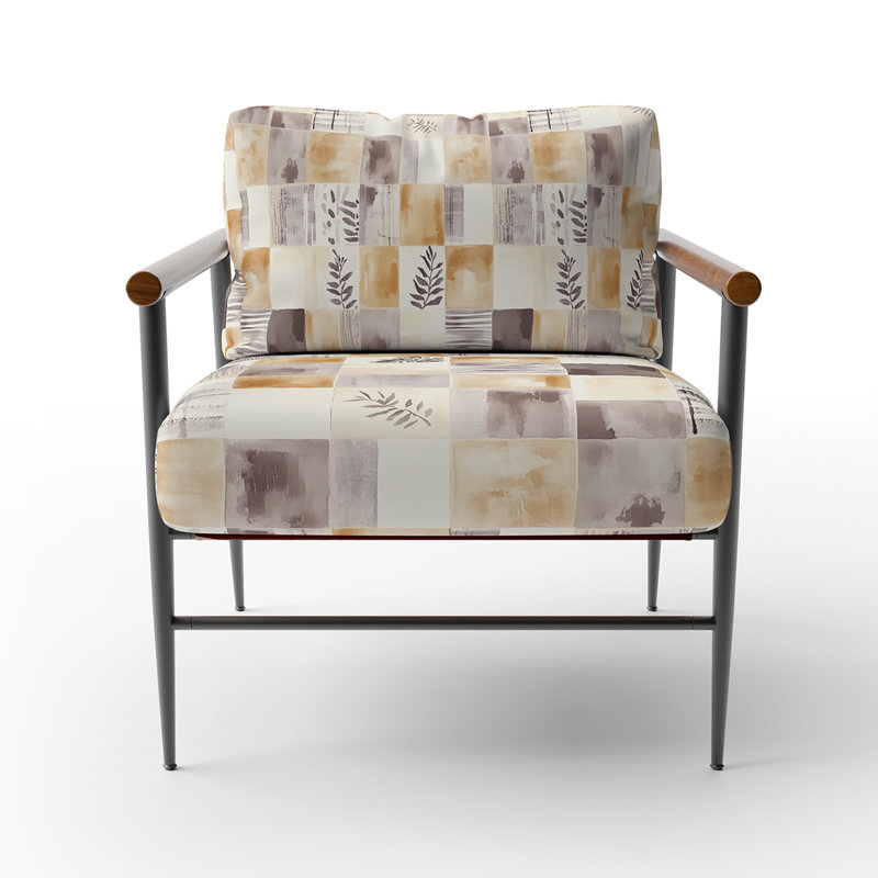 Chaise rembourrée Patchwork