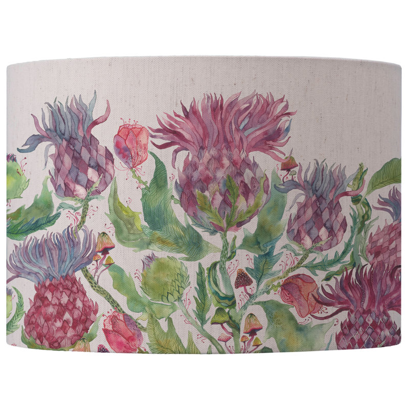 21cm H Cotton Drum Lamp Shade