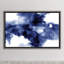 «Derive in indigo I» par Daniela Hudson - reproduction d'art-49900849-49900853