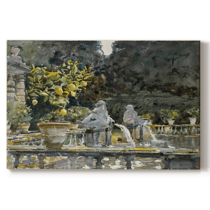Vintage Landscape-DCCLIV, reproduction d'art sur toile, H 13 po x l 19 po