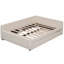 Lit plateforme tapissier avec port USB et lit gigogne simple-226034628