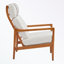 Fauteuil d'appoint moderne avec dossier haut et coussins rembourrés-1456266972