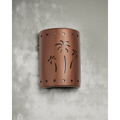 Hockinson Ceramic Outdoor Wall Light, LED Bulb Included (Set of 2)