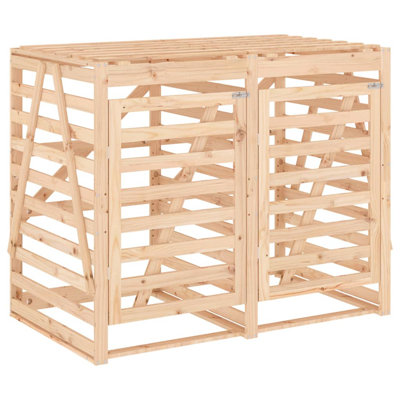 Neki Wooden Double Bin Store