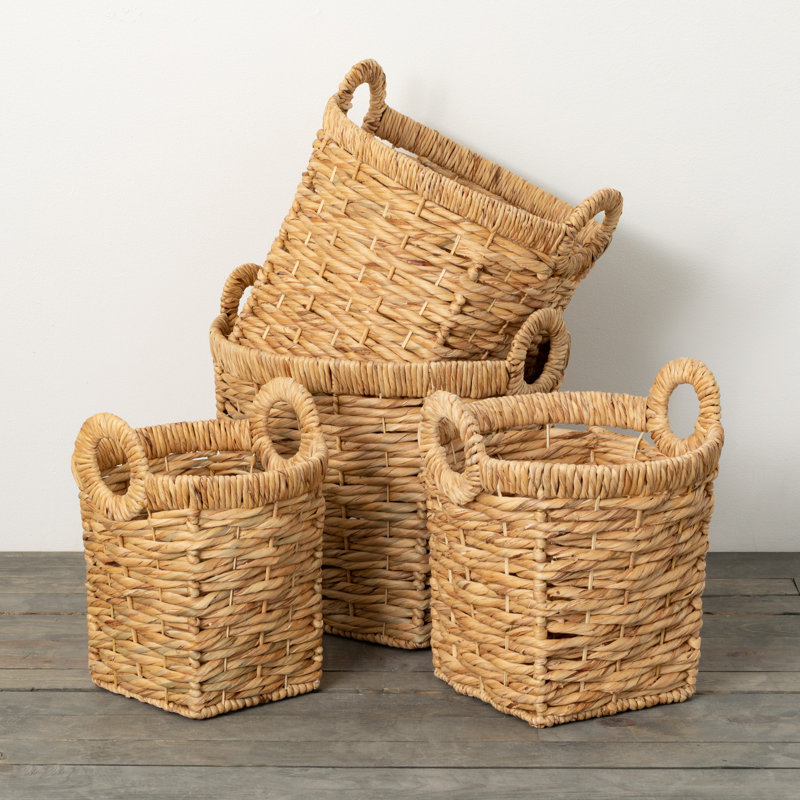 Ensemble de paniers en ruppie maritime Rich Sienna