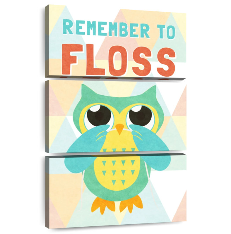 Brampt Remember To Floss, 32" H x 20" W