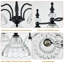Luminaire suspendu moderne à 5 lumières Chandeliers