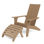 Chaise Adirondack avec repose-pieds