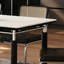 Table moderne en pierre frittée noire moderne-129220179-129220180