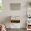 Meuble-lavabo simple mural 24 po 24 po