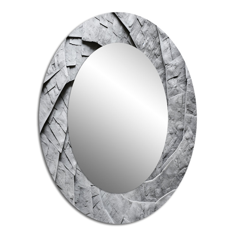 Miroir mural gris, 40 po x 30 po