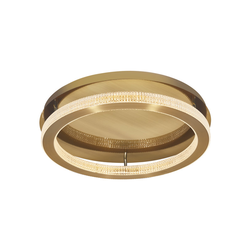 LED Flush Mount, 12cm H x 60cm W x 60cm D