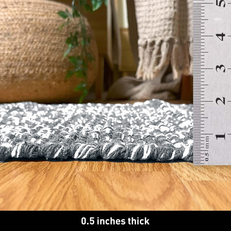TAPIS DE GAUFRE, L 34 po x l 21 po, Gris
