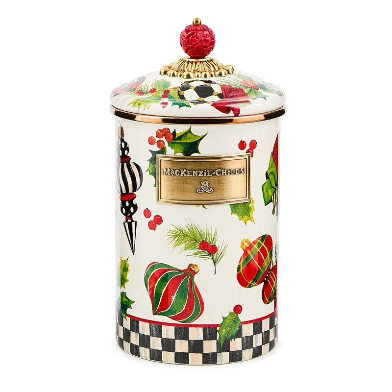 Deck the Halls Canister, 64 oz