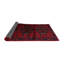 Tapis de zone rouge/bleu contemporaine-849971335