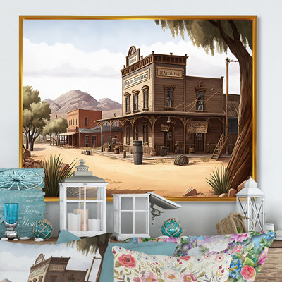 Petite ville en Arizona V - Impression sur toile