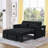 Collinward 53" W Murphy Sofa Bed Loveseat with Adjustable Tufted Back and USB Outlet-297002983-297003004