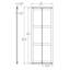 Porte pliante à panneaux en bois manufacturé et en PVC / vinyle-42367803-42367802