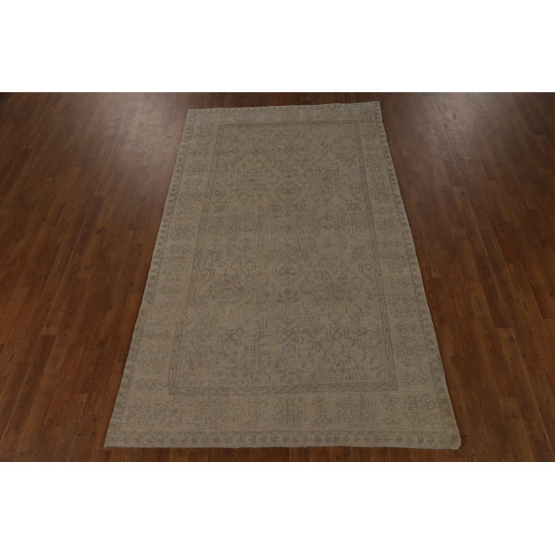 Tapis indien fait à la main 5 x 8 po