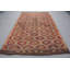 Grand tapis kilim turc brodé rétro en brun - idéal pour la décoration de chambre à coucher