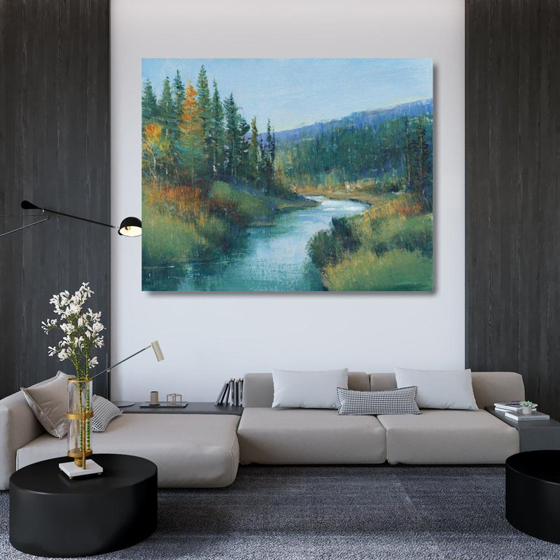 Art sur toile tendu Loon Peak®, H 36 po x l 44 po