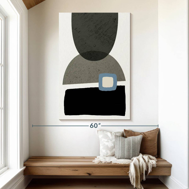 Avery Mid Century Abstract III, 51" H x 34" W