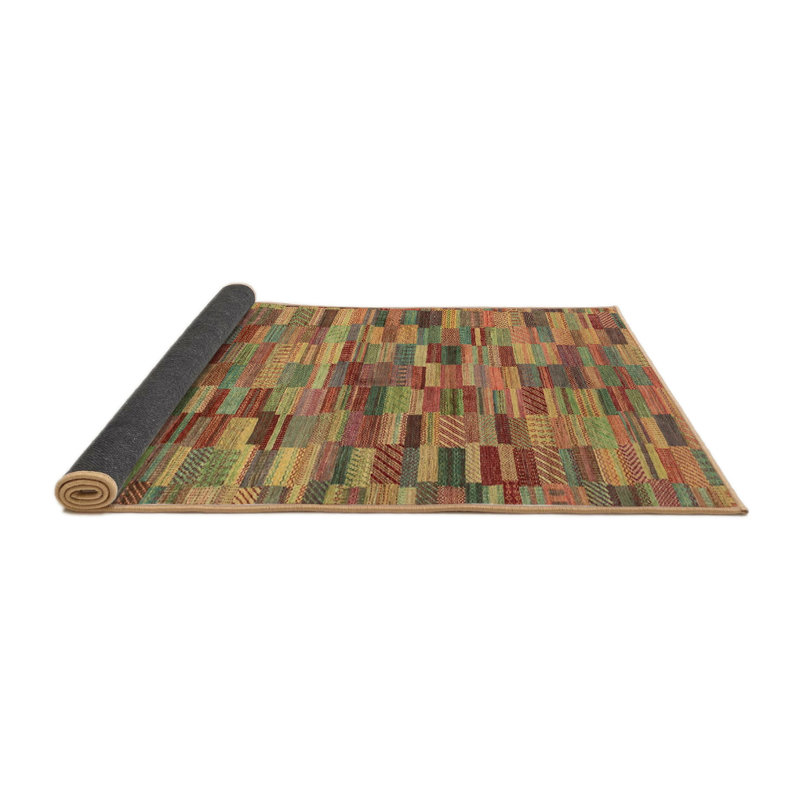 Tapis abstrait à motif abstrait moderne 4010, Rond 8 pi