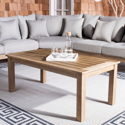 Knowle Rectangular Eucalyptus Outdoor Coffee Table