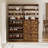  24 Pair Shoe Storage Cabinet with 3 Flip Drawers & Coat Rack-438905827
