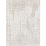 High-Quality Hand-Knotted Ivory And Grey Area Rug