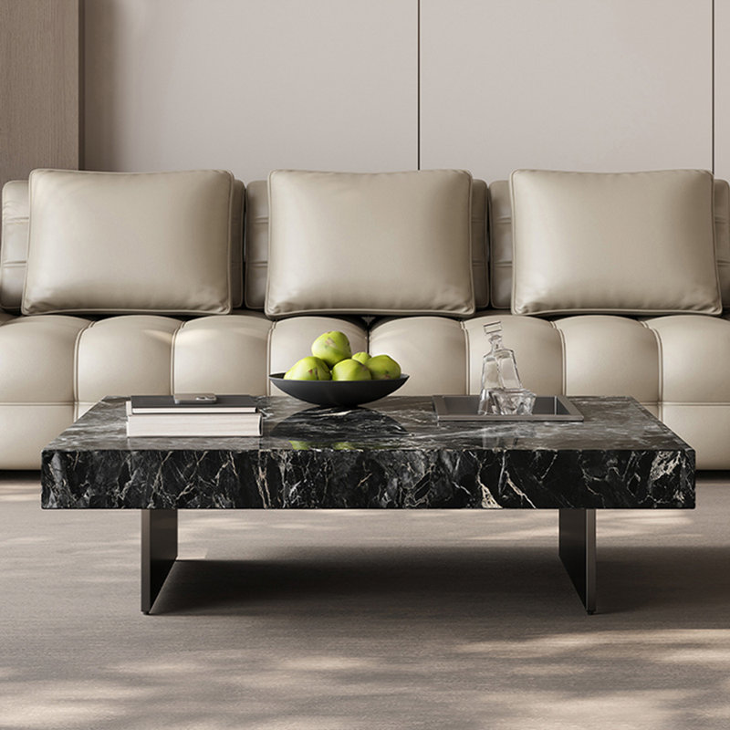 Table basse minimaliste de style italien, Noir