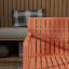 Ensemble 2 pièces de chaise de patio et table basse pour l'intérieur et l'extérieur-331746151