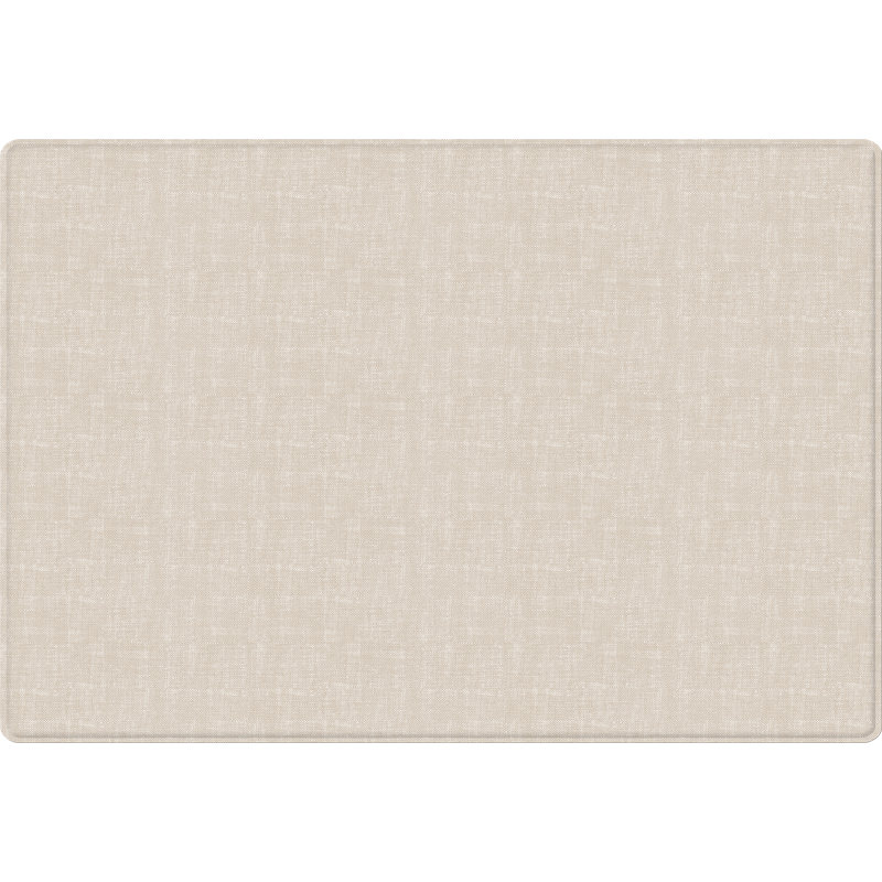 Tapis de jeu en plastique souple réversible beige, 0.5"