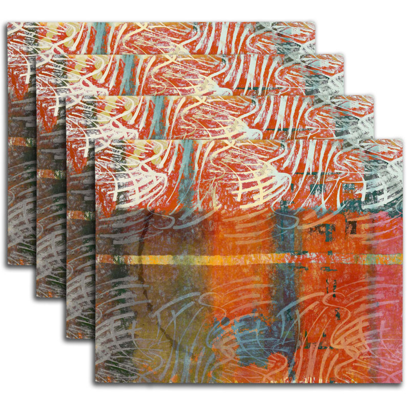 Napperon abstrait en polyester