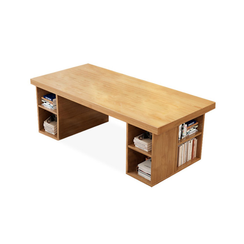 Walnut Rectangular Solid Wood desks, 29.53" H x 70.87" W x 31.5" D