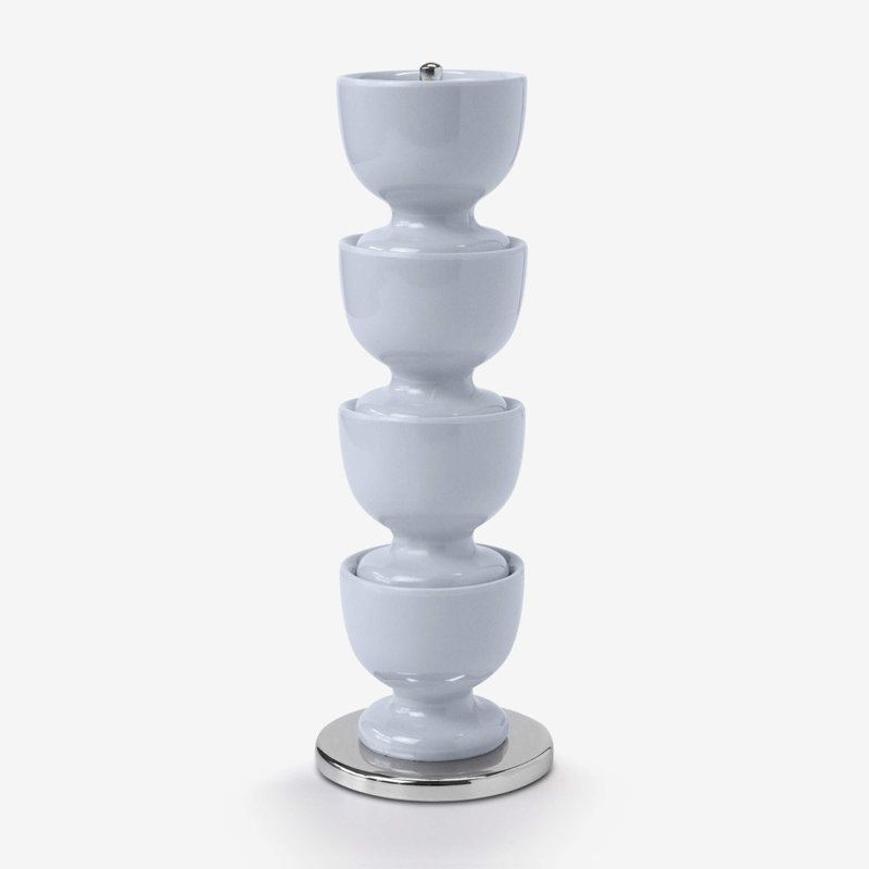 Melamine Stacking Egg Cup Set, Duck Egg Blue