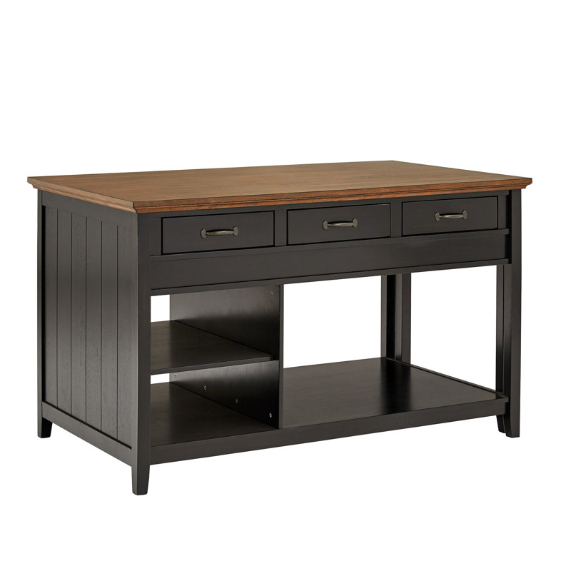 Spadina Kitchen Island, Black