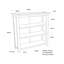 Tyrone 90cm H x 90cm W Standard Bookcase