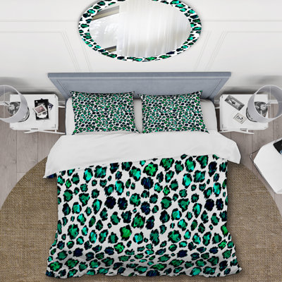 Graphical Leopard - Ensemble de housse de couette Cabin & Lodge