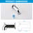 Wall Mounted Tub Spout Trim with Diverter-104830136