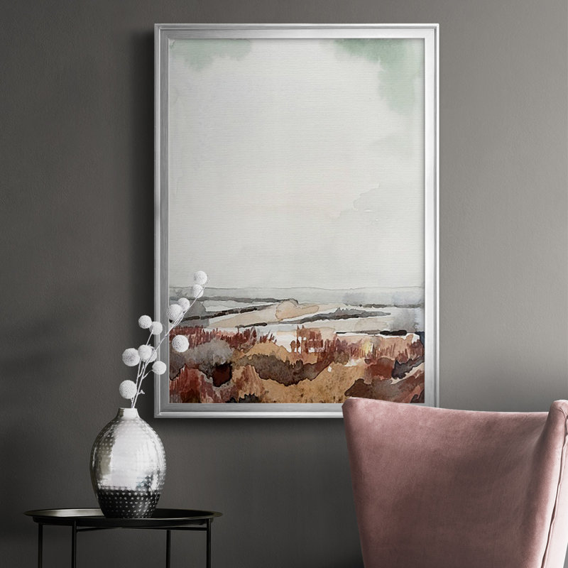 Coastal Inlet Study I, reproduction encadrée de qualité supérieure - prête à être accrochée, H 42,5 po x l 30,5 po x P 1 po