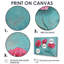 Ensemble d'ornements cyan Harmony Of Rose-844661669-844661677-844661673