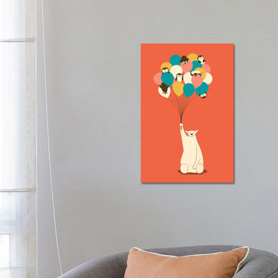 Penguin Bouquet by Jay Fleck - Wrapped Canvas Print