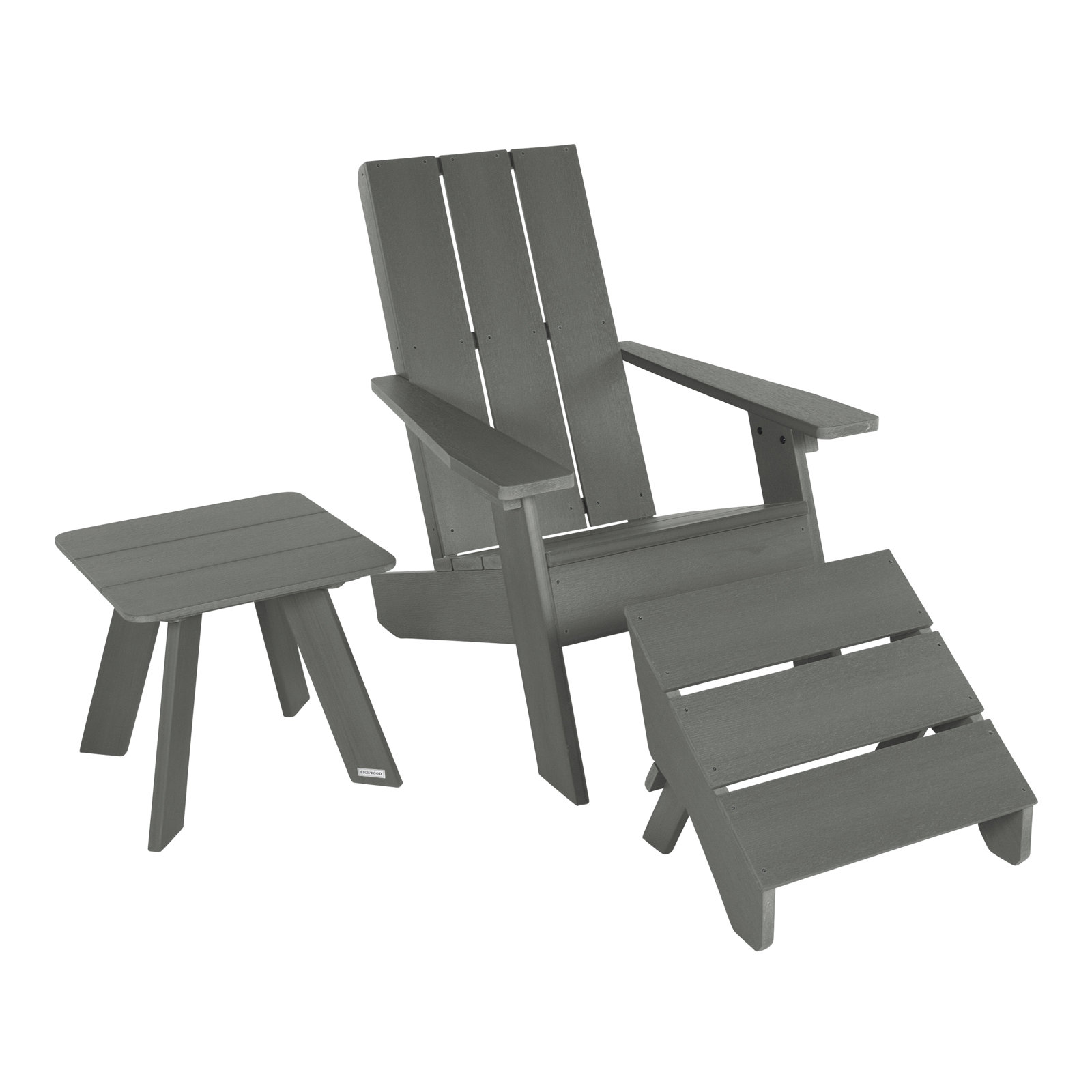 Byrnes Adirondack Chair, Gray