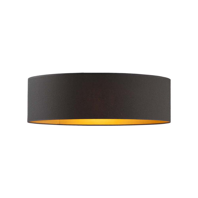 Sunnyside Fabric Flush Mount, Black