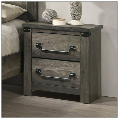 Ebron 2 Drawer Nightstand