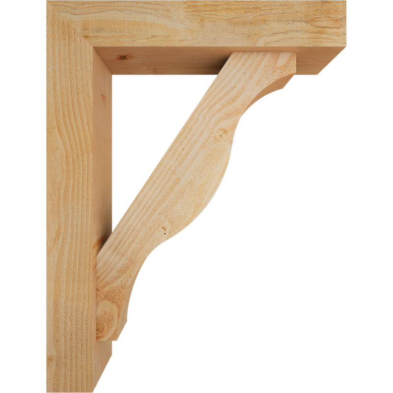 Support Funston Block avec support décalé, 34 x 26, Sapin Douglas de l 6 po (scié brut)