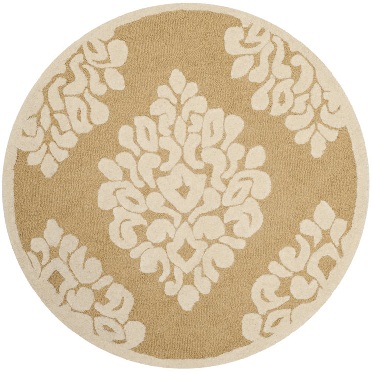 Tapis damassé en laine touffeté à la main Floret Martha Stewart